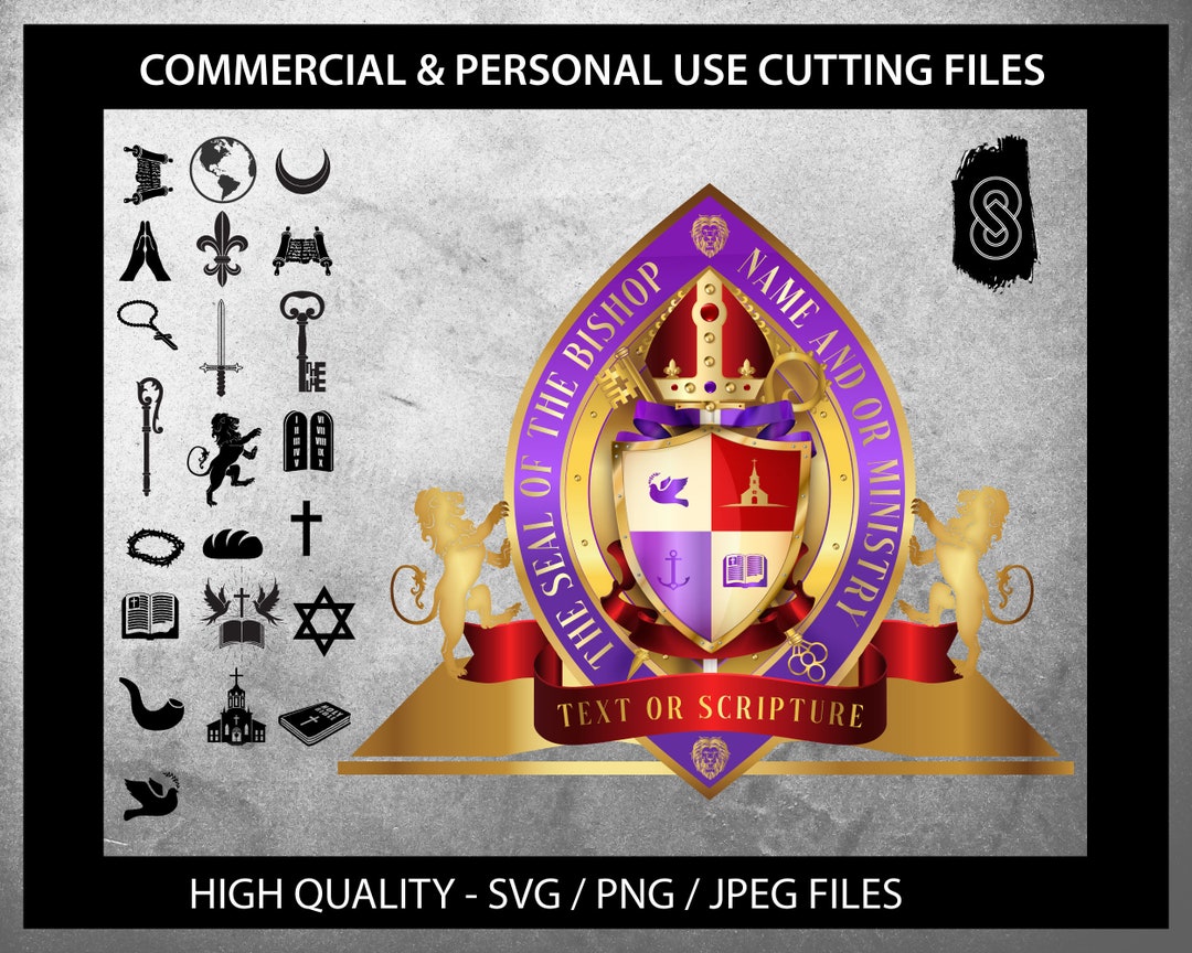 The Seal of the Red and Purple and Silver Vector Template DIY The Seal of the Red and Purple and Silver Vector Template DIY