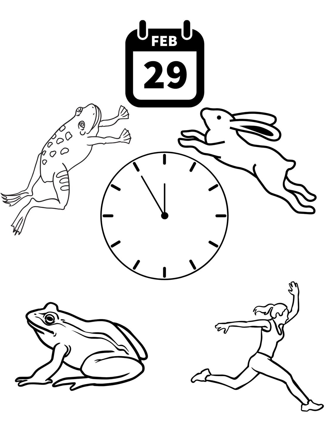 Leap Year Printable Worksheet for Kids - Etsy