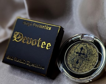 Devotee - Metallic gold eyeshadow single