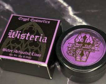 Wisteria - Pastel purple water activated liner (UV reactive)