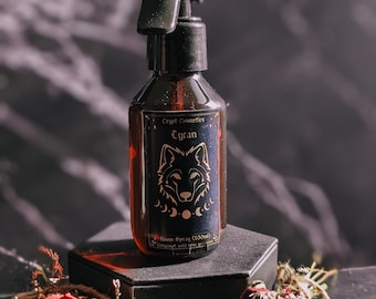Room and Linen Spray - natural air freshener, choose your scent, car spray, fragrance, perfume, witchy, gothic design, odor eliminator