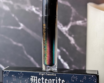 METEORITE - Duochrome liquid eyeshadows, space themed, multichrome cosmetics, witchy makeup, astrology, astronomy, highlighter, vegan