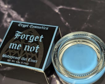 Forget Me Not - Baby blue cream eyeshadow (UV reactive)