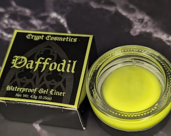 Daffodil - Pastel yellow cream eyeshadow (UV reactive)