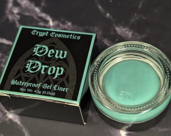 Dew Drop - Turquoise cream eyeshadow (UV reactive)