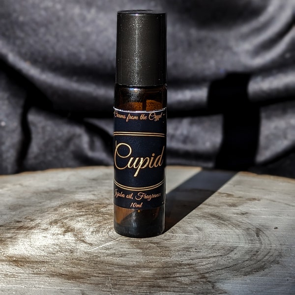 CUPID - White chocolate raspberry perfume oil, fragrance, eau de toilette, roll on, jojoba oil, witchy gift, gothic, rollerball, Valentine's