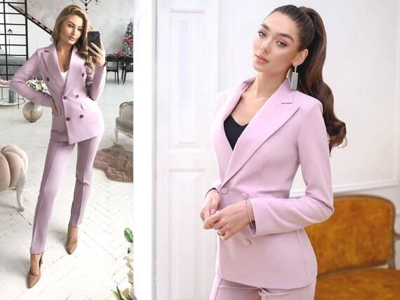 Women's Fancy Pant Suits Two Piece Pant 