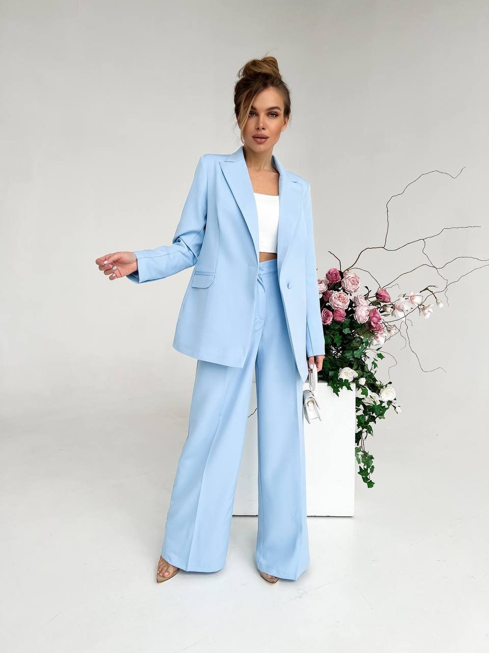 Blue Women Suit Set Jacket and Pants Suit Prom Suits for Women - Etsy UK