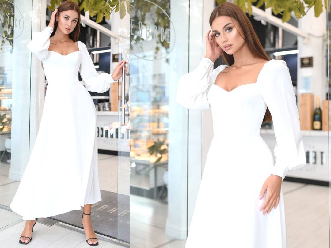 white contemporary dresser Rib T-Shirt Color:Cerulean Bloom Cami Strap La Femme Long Sleeve