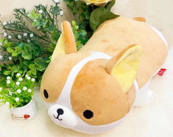 squishy corgi pillow