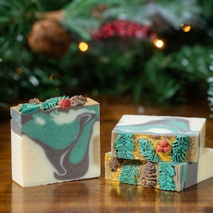 Winter Forest Artisan Soap Bar
