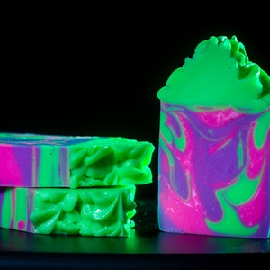 Alien Invader - Frosted Artisan Soap - Invader Zim Inspired