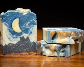 Starry Night - Van Gogh inspired Artisan Bar Soap