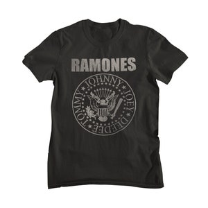 The Ramones Seal Punk Rock Heavy Metal Official T-shirt, Johnny Joey Deedee Tommy T-shirt
