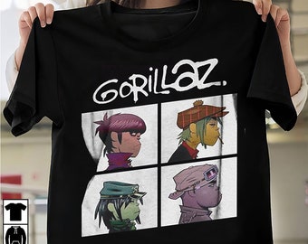 Gorillaz T Shirt - Etsy