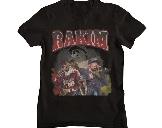 RAKIM Retro Classic T-shirt, Hip Hop Rap Tee
