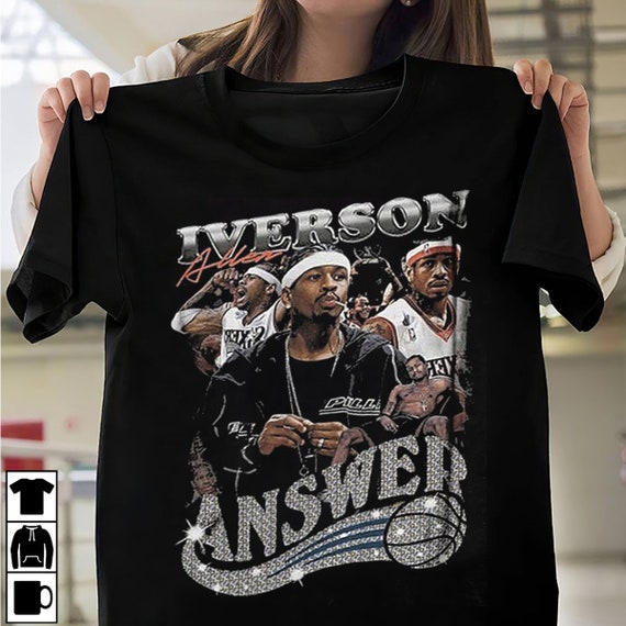 Vintage Allen Iverson The Answer Philadelphia 76ers Shirt End