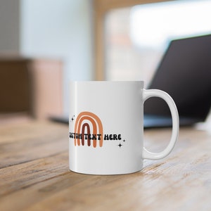 Rainbow Personalized Mug 11oz, Custom Name Mug, Name Mug Personalized, Custom Coffee Mug, Personalized Coffee Mug, Personalized Name