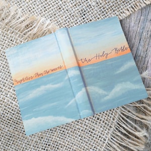 Custom Hand Painted Bible, ESV,NIV,NKJV, Journaling