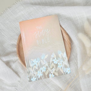 Custom Hand Painted Bible, ESV,NIV,NKJV, Journaling