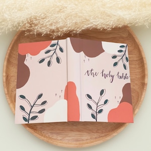 Custom Hand Painted Bible, ESV,NIV,NKJV, Journaling