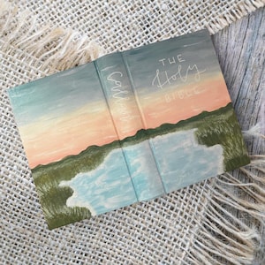 Personalized Hand-Painted Bible, ESV,NIV,NKJV