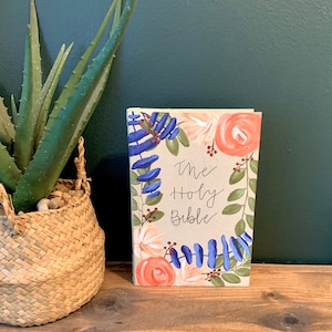 Personalized Hand-Painted Bible, ESV/NIV/NKJV