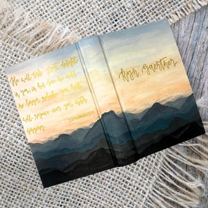 Custom Hand Painted Bible, ESV,NIV,NKJV, Journaling
