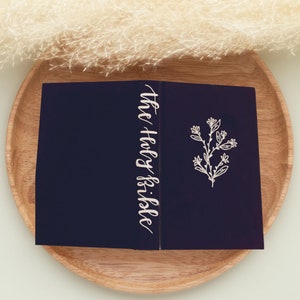 Custom Hand Painted Bible,ESV/NIV/NKJV, Journaling