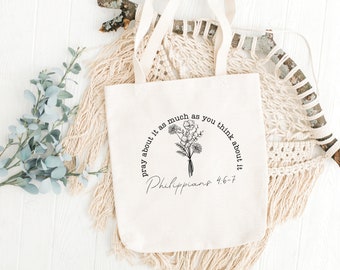 Bible Study Bag, Retro Bible Study Bag, Boho Christian Tote Bag, Bible Tote Bag, Church Bag, Sunday School Bag, Bible Carrier, Bible Purse