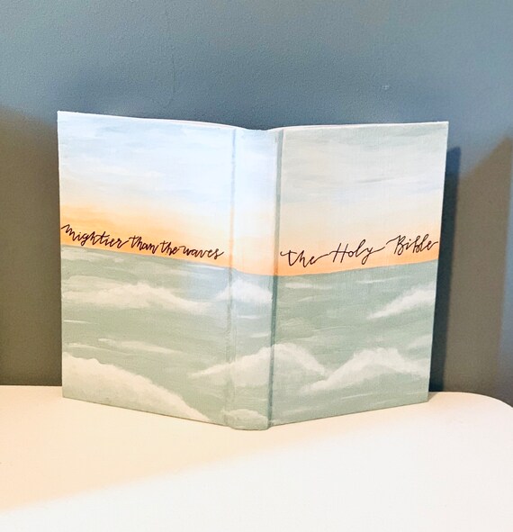 Custom Hand Painted Bible, ESV,NIV,NKJV, Journaling - Etsy
