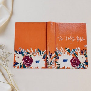 Custom Hand Painted Bible, ESV,NIV,NKJV, Journaling