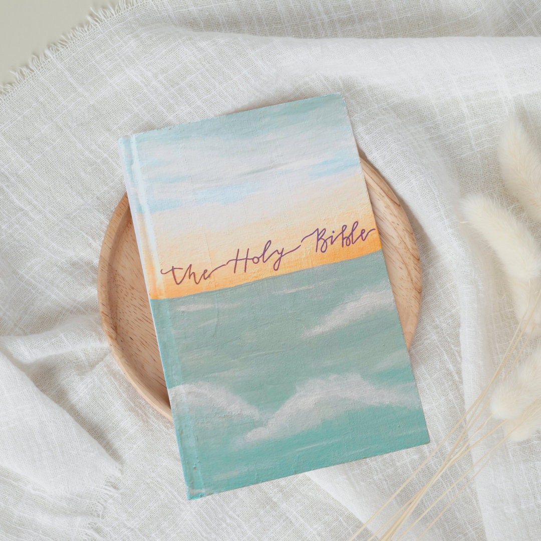 Custom Hand Painted Bible, ESV,NIV,NKJV, Journaling - Etsy
