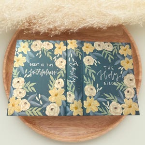 Personalized Hand-Painted Bible, ESV,NIV,NKJV