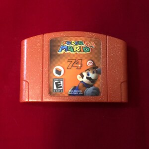 Super Mario 74 Ten Years After Nintendo 64 Video Game - Etsy Hong Kong