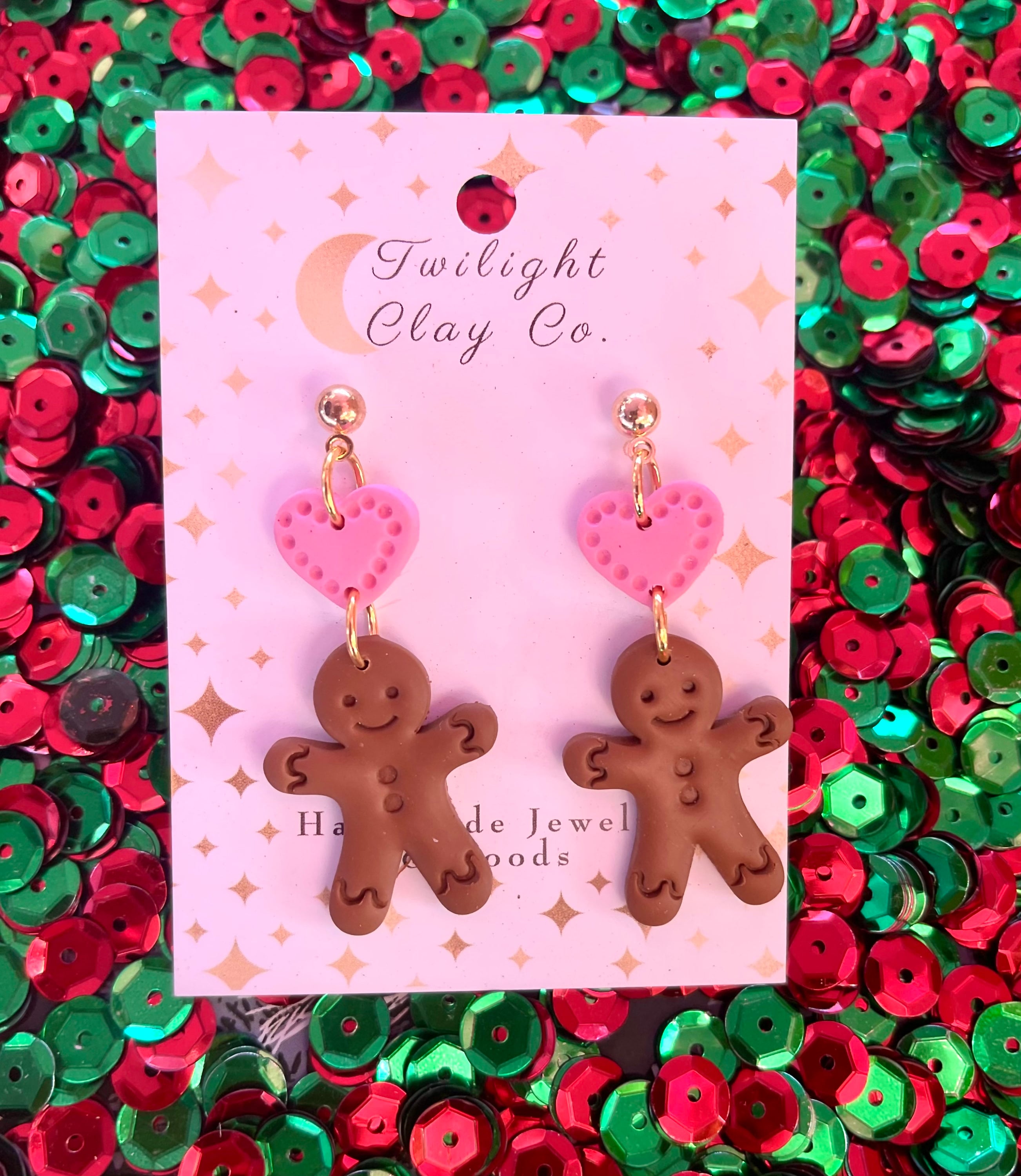 Christmas Clay Earring Earrings