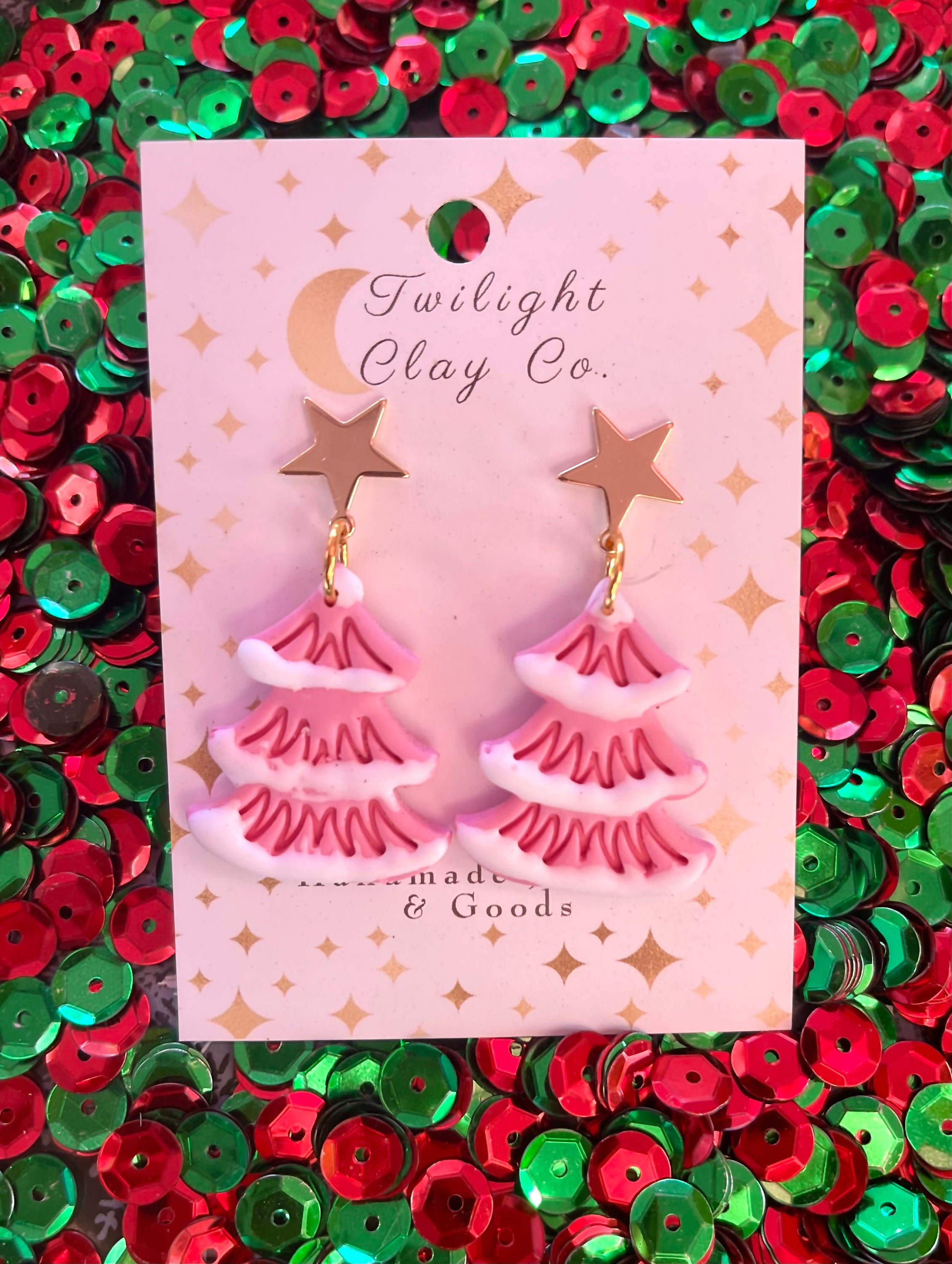 Christmas Clay Earring Earrings