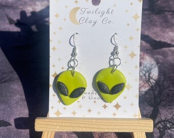 Alien Clay Earrings hypoallergenic