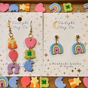Luck Charms Earrings Irish Earrings St Patricks Day Earrings