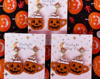 Pumpkin Spice Latte-oorbellen