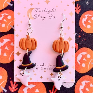 Halloween-oorbellen