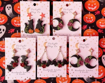 Spooky Clay Earrings