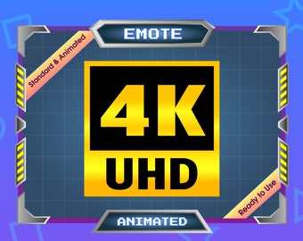 Emote animado 4K UHD para Twitch/Discord (archivo digital)
