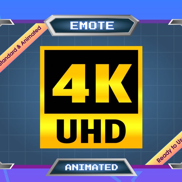 Animiertes Emote - Twitch Emote - Discord Emote - 4K UHD