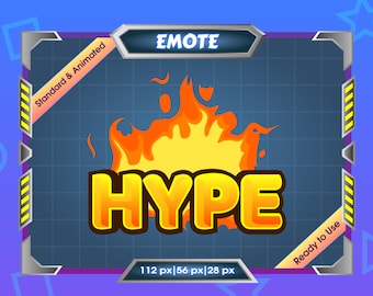 Emote for Streamer | Static Emote | Animated Emote | Twitch Emote | Discord Emote | HYPE