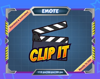 Emote for Streamer | Static Emote | Animated Emote | Twitch Emote | Discord Emote | CLIP IT