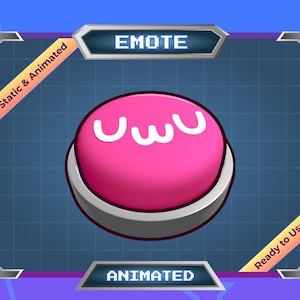 Uwu Animated Emote: Twitch/Discord Streamer Asset (Digital Download