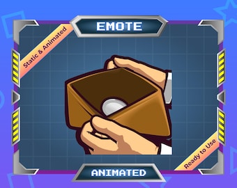 Emote animado de billetera vacía para Twitch y Discord