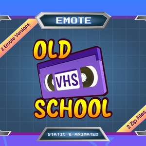 Emote for Streamer | Static Emote | Animated Emote | Twitch Emote | Discord Emote | Old School