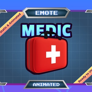 Emote animé - Emote Twitch - Emote Discord - Sac médical